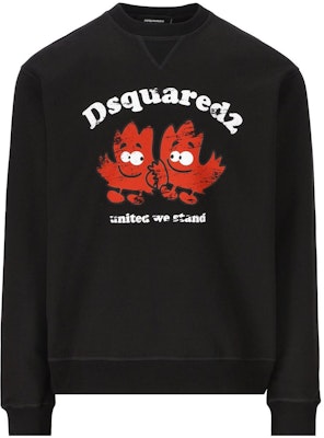 DSQUARED2 FW23 黑色修身圆领长袖卫衣. S71GU0603S25516-900 Order DSQUARED2 FW23 黑色修身圆领长袖卫衣. S71GU0603S25516-900