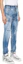 Purchase DSQUARED2 FW23 Blue Mid-Rise Straight Jeans with Paint Splatter Design S74LB1443S30789-470