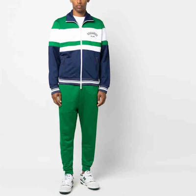 DSQUARED2 FW23 綠色側條紋彈性腰針織運動長褲 S71KB0565S25578-638 Lookbook DSQUARED2 FW23 綠色側條紋彈性腰針織運動長褲 S71KB0565S25578-638