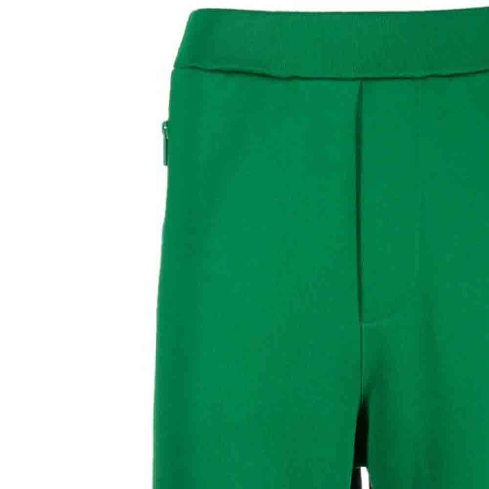 Details for DSQUARED2 FW23 綠色側條紋彈性腰針織運動長褲 S71KB0565S25578-638