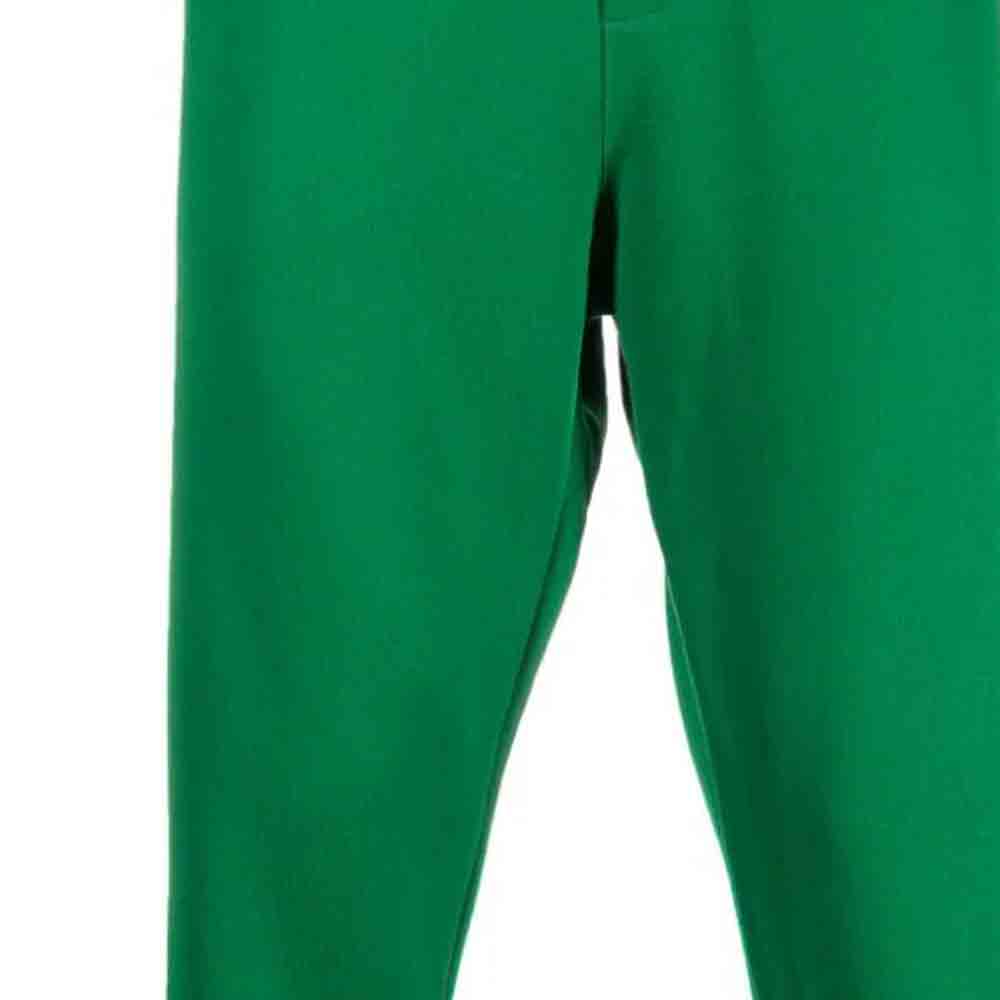 Sizing DSQUARED2 FW23 綠色側條紋彈性腰針織運動長褲 S71KB0565S25578-638