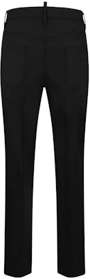 DSQUARED2 FW23 羊毛混紡直筒休閒長褲 黑色. S74KB0893S40320-900 Lookbook DSQUARED2 FW23 羊毛混紡直筒休閒長褲 黑色. S74KB0893S40320-900