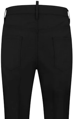 DSQUARED2 FW23 羊毛混紡直筒休閒長褲 黑色. S74KB0893S40320-900 Purchase DSQUARED2 FW23 羊毛混紡直筒休閒長褲 黑色. S74KB0893S40320-900