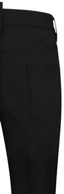 DSQUARED2 FW23 羊毛混紡直筒休閒長褲 黑色. S74KB0893S40320-900 Details for DSQUARED2 FW23 羊毛混紡直筒休閒長褲 黑色. S74KB0893S40320-900