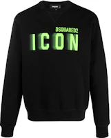 Dsquared2 FW23 Black Graphic Logo Crewneck Sweatshirt Men’s Casual Wear S79GU0111S25516-971 Dsquared2 FW23 Black Graphic Logo Crewneck Sweatshirt Men’s Casual Wear S79GU0111S25516-971