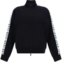 Dsquared2 FW23 Black Solid Color Letter Print Long Sleeve Sweatshirt Men S79HG0013S25497-900 Dsquared2 FW23 Black Solid Color Letter Print Long Sleeve Sweatshirt Men S79HG0013S25497-900