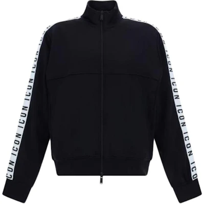 Dsquared2 FW23 男款黑色字母印花長袖套頭衫 S79HG0013S25497-900 Buy Dsquared2 FW23 男款黑色字母印花長袖套頭衫 S79HG0013S25497-900