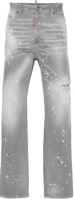 DSQUARED2 FW23 Bleached Straight-Leg Jeans Men’s Light Gray S74LB1478S30260-852 DSQUARED2 FW23 Bleached Straight-Leg Jeans Men’s Light Gray S74LB1478S30260-852