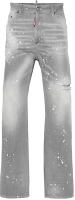DSQUARED2 FW23 男款漂白直筒牛仔褲 淺灰 S74LB1478S30260-852 Buy DSQUARED2 FW23 男款漂白直筒牛仔褲 淺灰 S74LB1478S30260-852