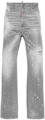 DSQUARED2 FW23 男款漂白直筒牛仔褲 淺灰 S74LB1478S30260-852 Order DSQUARED2 FW23 男款漂白直筒牛仔褲 淺灰 S74LB1478S30260-852