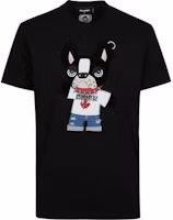 DSQUARED2 FW23 Cartoon Letter Print Crew Neck T-Shirt Black S74GD1325D20020-900 DSQUARED2 FW23 Cartoon Letter Print Crew Neck T-Shirt Black S74GD1325D20020-900