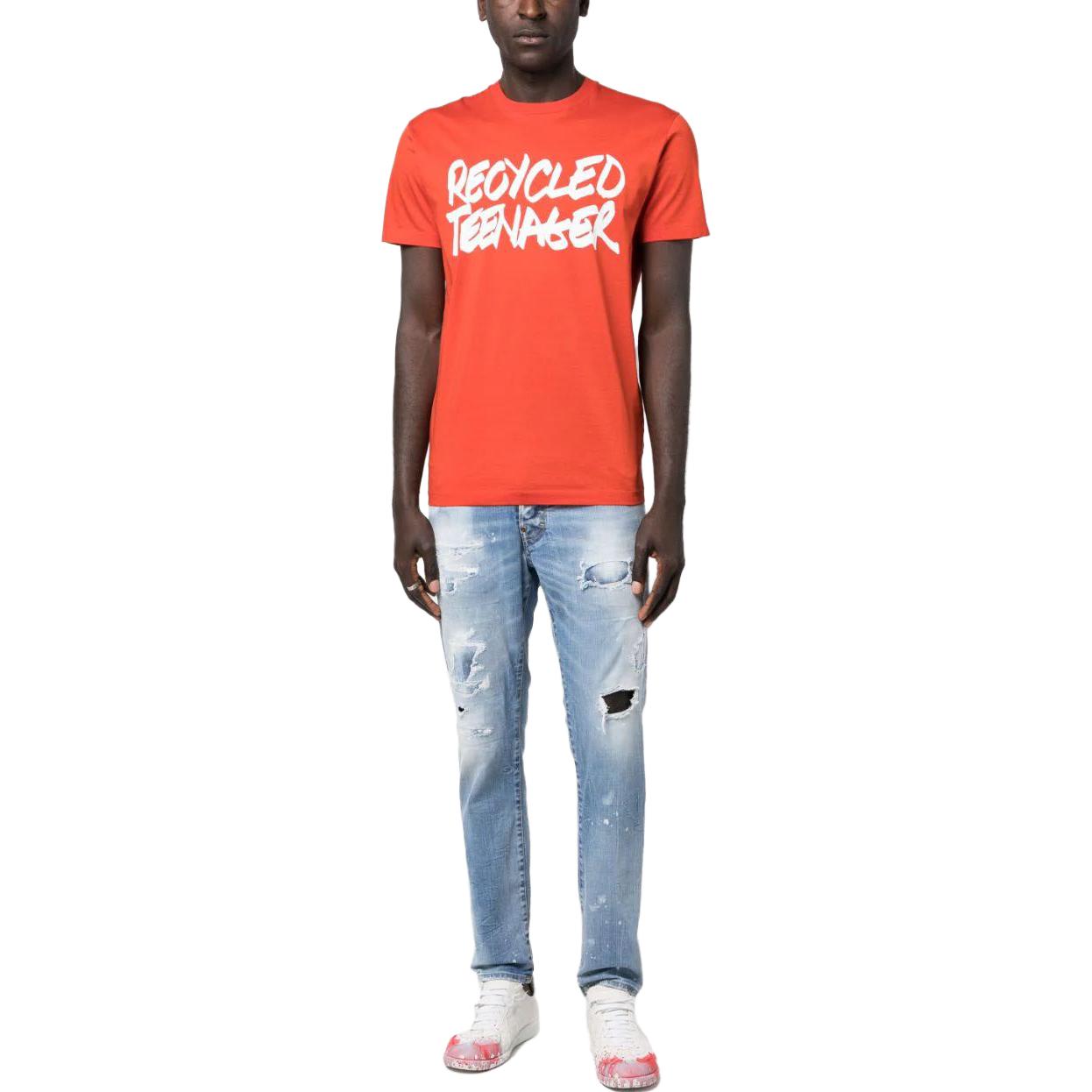 DSQUARED2 FW23 Distressed Tapered Fit Jeans  Blue Denim S71LB1253S30664-470 圖 3