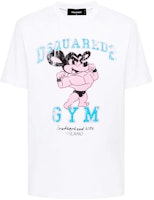 DSQUARED2 FW23 Logo Graphic Print Crewneck Short Sleeve T-Shirt White (). S74GD1232S23009-100 DSQUARED2 FW23 Logo Graphic Print Crewneck Short Sleeve T-Shirt White (). S74GD1232S23009-100