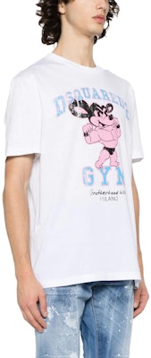 DSQUARED2 FW23 标志印花短袖圆领T恤 白色 (). S74GD1232S23009-100 Purchase DSQUARED2 FW23 标志印花短袖圆领T恤 白色 (). S74GD1232S23009-100