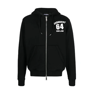 DSQUARED2 FW23 Logo Zip-Up Hooded Jacket for Men. S71HG0131S25030-900