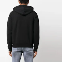 Shop DSQUARED2 FW23 Logo Zip-Up Hooded Jacket for Men. S71HG0131S25030-900