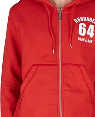 DSQUARED2 FW23 メンズロゴジップアップフーディージャケット. S71HG0131S25030-900 2