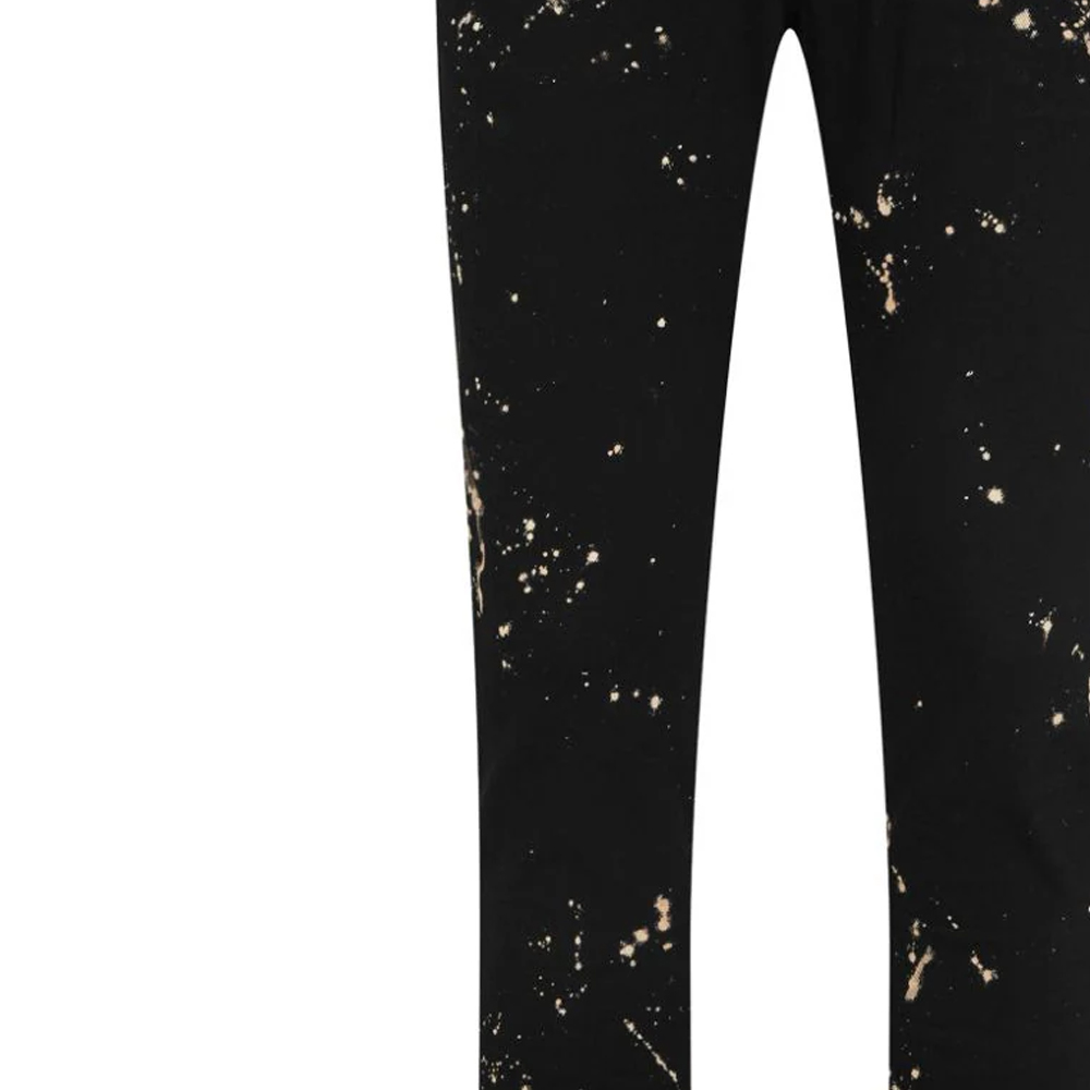 DSQUARED2 FW23 Paint-Splatter Slim Straight Jeans Men Black S79LA0071S30564-900 圖 5