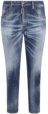 DSQUARED2 FW23 男士纯色直筒牛仔裤 深蓝色 S74LB1317S30664470 Buy DSQUARED2 FW23 男士纯色直筒牛仔裤 深蓝色 S74LB1317S30664470