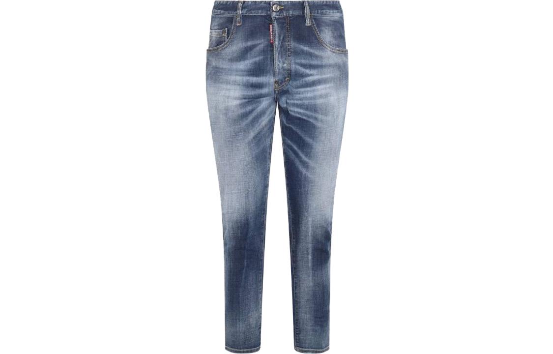 Order DSQUARED2 FW23 男士纯色直筒牛仔裤 深蓝色 S74LB1317S30664470