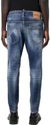 DSQUARED2 FW23 男士纯色直筒牛仔裤 深蓝色 S74LB1317S30664470 Purchase DSQUARED2 FW23 男士纯色直筒牛仔裤 深蓝色 S74LB1317S30664470