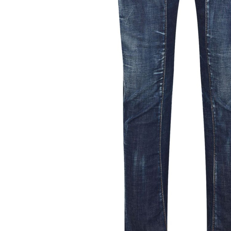 DSQUARED2 FW23 Straight Fit Mid-Rise Logo Patch Jeans Men’s Blue S74LB1487S30342-470 圖 7
