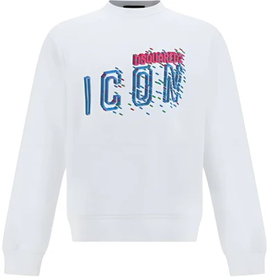 Dsquared2 FW23 Baju Gangsa Putih Logo Cetak Crewneck. S79GU0109S25516100 Buy Dsquared2 FW23 Baju Gangsa Putih Logo Cetak Crewneck. S79GU0109S25516100