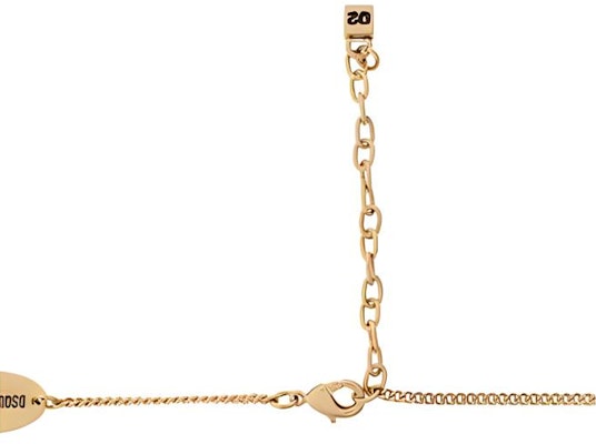 DSQUARED2 男士金色钥匙设计黄铜项链 NEM029137200001F009 Shop DSQUARED2 男士金色钥匙设计黄铜项链 NEM029137200001F009