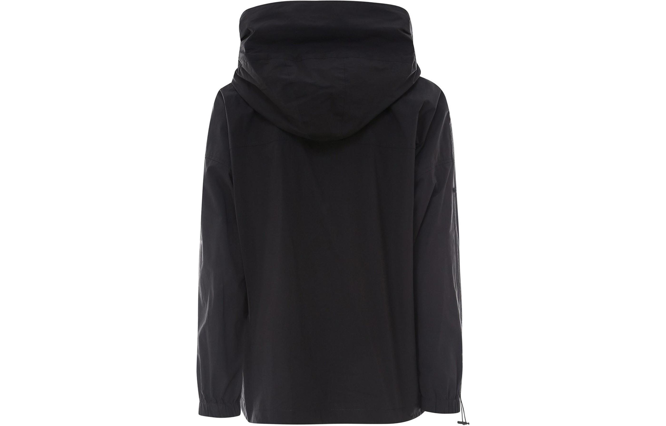 Lookbook DSQUARED2 ハーフジップ フーディジャケット ロゴプリント ブラック S74AM1140S53578-900