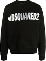 Dsquared2 Large Logo Pullover Sweatshirt Black S71GU0432S25042-900 Dsquared2 Large Logo Pullover Sweatshirt Black S71GU0432S25042-900
