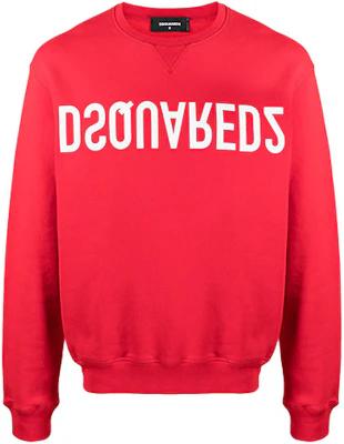 Dsquared2 Letter Print Crewneck Pullover Sweatshirt Red - . S74GU0506S25042-312 Buy Dsquared2 Letter Print Crewneck Pullover Sweatshirt Red - . S74GU0506S25042-312