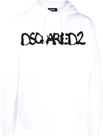 Dsquared2 Letter Print Oversized Sweatshirt White - S71GU0453S25042-100 Dsquared2 Letter Print Oversized Sweatshirt White - S71GU0453S25042-100