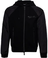 Dsquared2 Letter Print Raglan Sleeve Hoodie Jacket Black S74HG0147S233326-900 Dsquared2 Letter Print Raglan Sleeve Hoodie Jacket Black S74HG0147S233326-900
