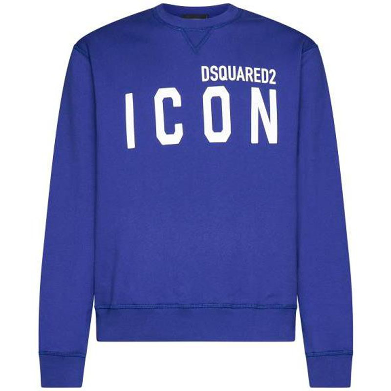 Dsquared2 Letter Print Sweatshirt Blue S79GU0004S25516-497