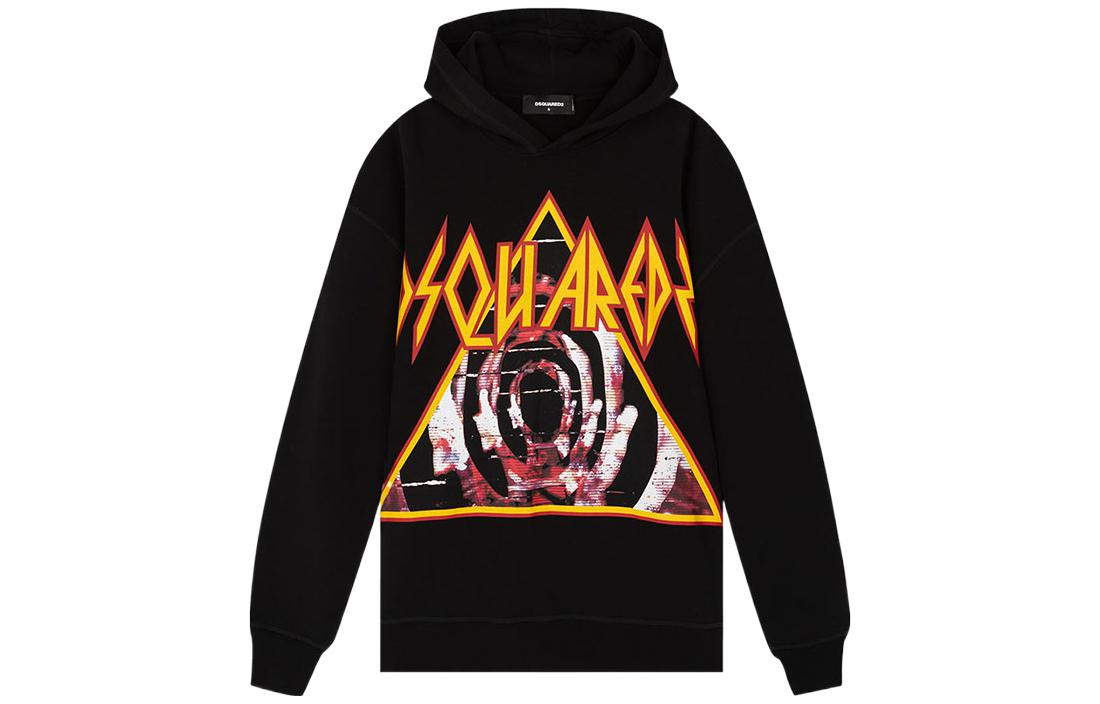 Order Dsquared2 卡通圖案印花羊毛衛衣 男款 黑色 S71GU0330S25042-900