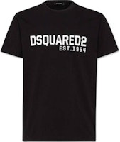DSQUARED2 Logo Crew Neck Loose Fit T-Shirt Black S71GD1457D20014-900 DSQUARED2 Logo Crew Neck Loose Fit T-Shirt Black S71GD1457D20014-900