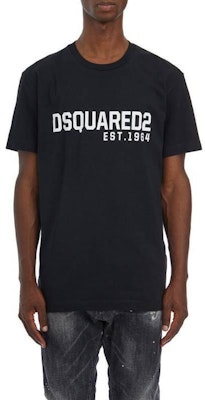 DSQUARED2 标志宽松版型圆领短袖T恤 黑色 S71GD1457D20014-900 Shop DSQUARED2 标志宽松版型圆领短袖T恤 黑色 S71GD1457D20014-900