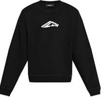 Dsquared2 Logo Crewneck Oversized Pullover Sweatshirt Men’s Black S79GU0136D25007-900 Dsquared2 Logo Crewneck Oversized Pullover Sweatshirt Men’s Black S79GU0136D25007-900