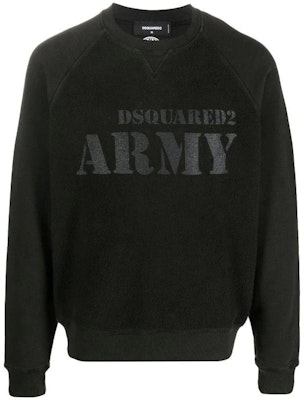 DSQUARED2 Logo Crewneck Pullover Sweater Santai Pria Warna Hitam S71GU0544S25556-697 Order DSQUARED2 Logo Crewneck Pullover Sweater Santai Pria Warna Hitam S71GU0544S25556-697