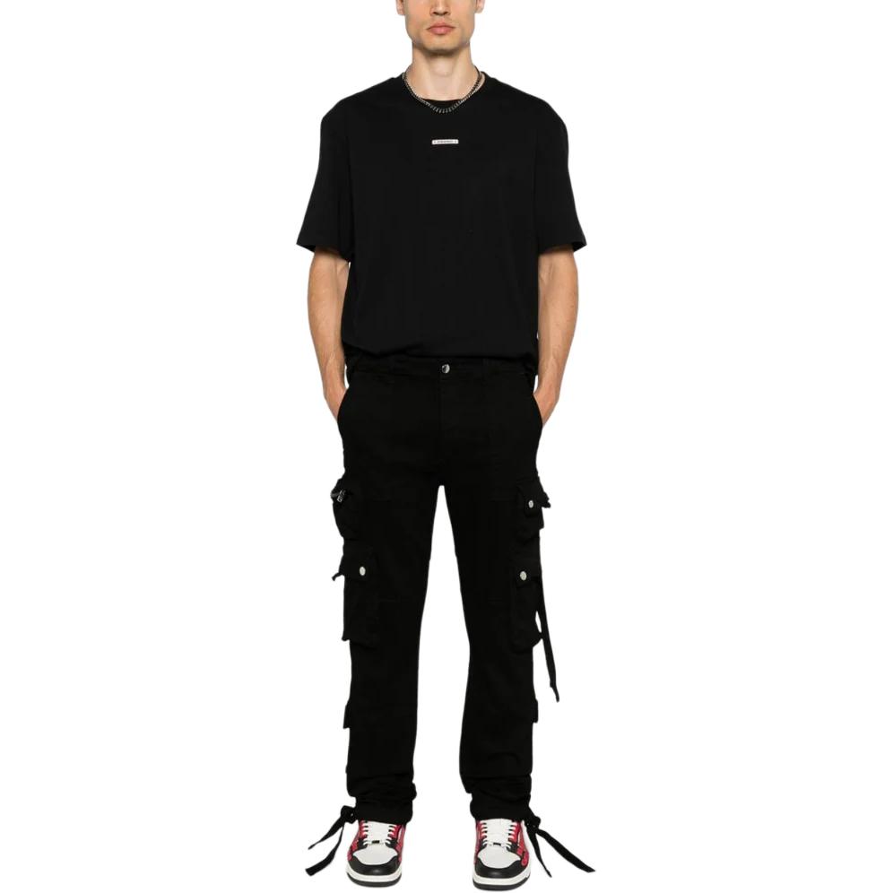 Lookbook DSQUARED2 男士黑色短袖圆领印花T恤 S74GD1353D20020-900