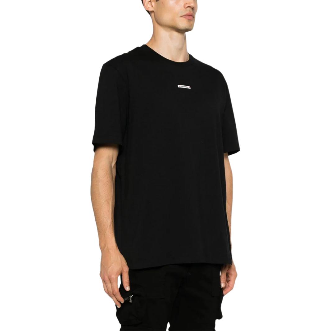 Purchase DSQUARED2 男士黑色短袖圆领印花T恤 S74GD1353D20020-900