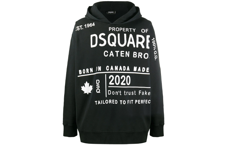 Dsquared2 Logo Pattern Sweatshirt Men’s Dark Gray S74GU0417S25030-900