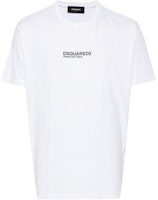 DSQUARED2 Logo Print Crew Neck Short Sleeve T-Shirt White () S74GD0946D20020-100 DSQUARED2 Logo Print Crew Neck Short Sleeve T-Shirt White () S74GD0946D20020-100