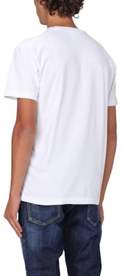 DSQUARED2 ロゴプリント クルーネック 半袖 Tシャツ ホワイト S74GD0946D20020-100 Shop DSQUARED2 ロゴプリント クルーネック 半袖 Tシャツ ホワイト S74GD0946D20020-100