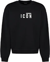 Dsquared2 Logo Print Crewneck Long Sleeve Sweatshirt Black () S79GU0133S25516-900 Dsquared2 Logo Print Crewneck Long Sleeve Sweatshirt Black () S79GU0133S25516-900