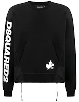 Dsquared2 Logo Print Crewneck Pullover Sweatshirt Men’s Black S74GU0474S25042-900 Dsquared2 Logo Print Crewneck Pullover Sweatshirt Men’s Black S74GU0474S25042-900