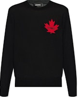 DSQUARED2 Logo Print Crewneck Pullover Sweatshirt Black S74HA1481D13034-962 DSQUARED2 Logo Print Crewneck Pullover Sweatshirt Black S74HA1481D13034-962