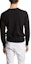 Shop DSQUARED2 Logo Cetak Crewneck Pullover Sweatshirt Hitam S74HA1481D13034-962