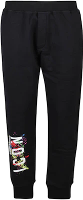 DSQUARED2 黑色LOGO印花純色休閒運動長褲 S79KA0034S25516-900 Order DSQUARED2 黑色LOGO印花純色休閒運動長褲 S79KA0034S25516-900