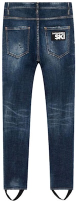 Jeans DSQUARED2 con Estampado de Logo y Tirantes Azul S71LB0660S30342-470 Lookbook Jeans DSQUARED2 con Estampado de Logo y Tirantes Azul S71LB0660S30342-470